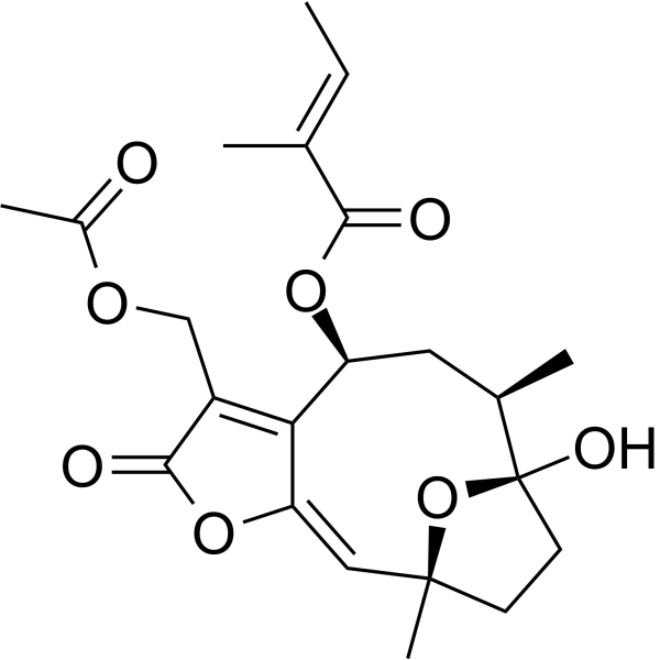 8α-Tigloyloxyhirsutinolide 13-O-acetate (8αTGH) 83182-58-5